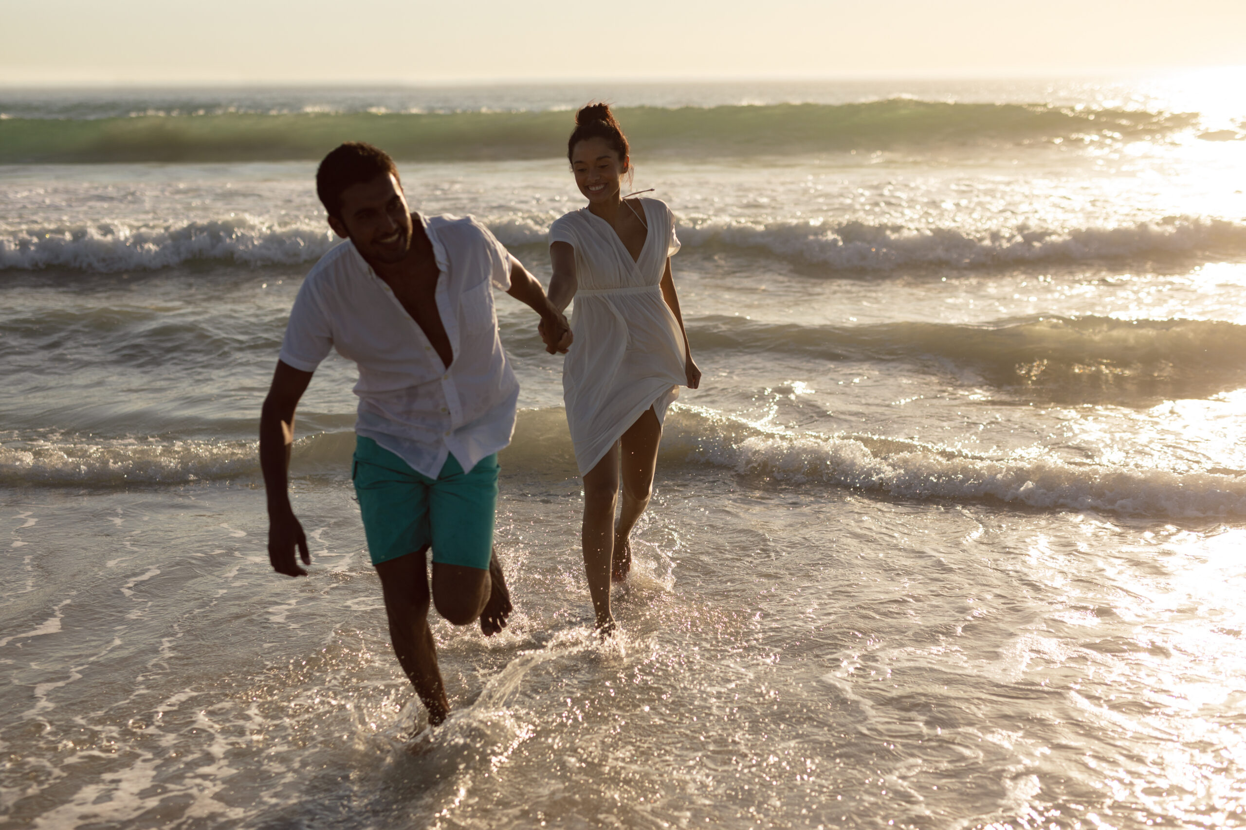 couple on the beach
