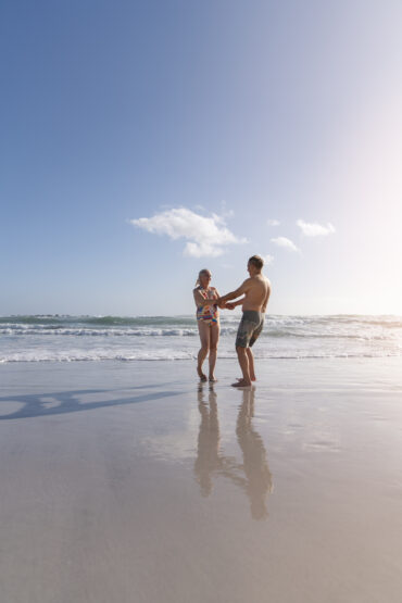 couple on the beach